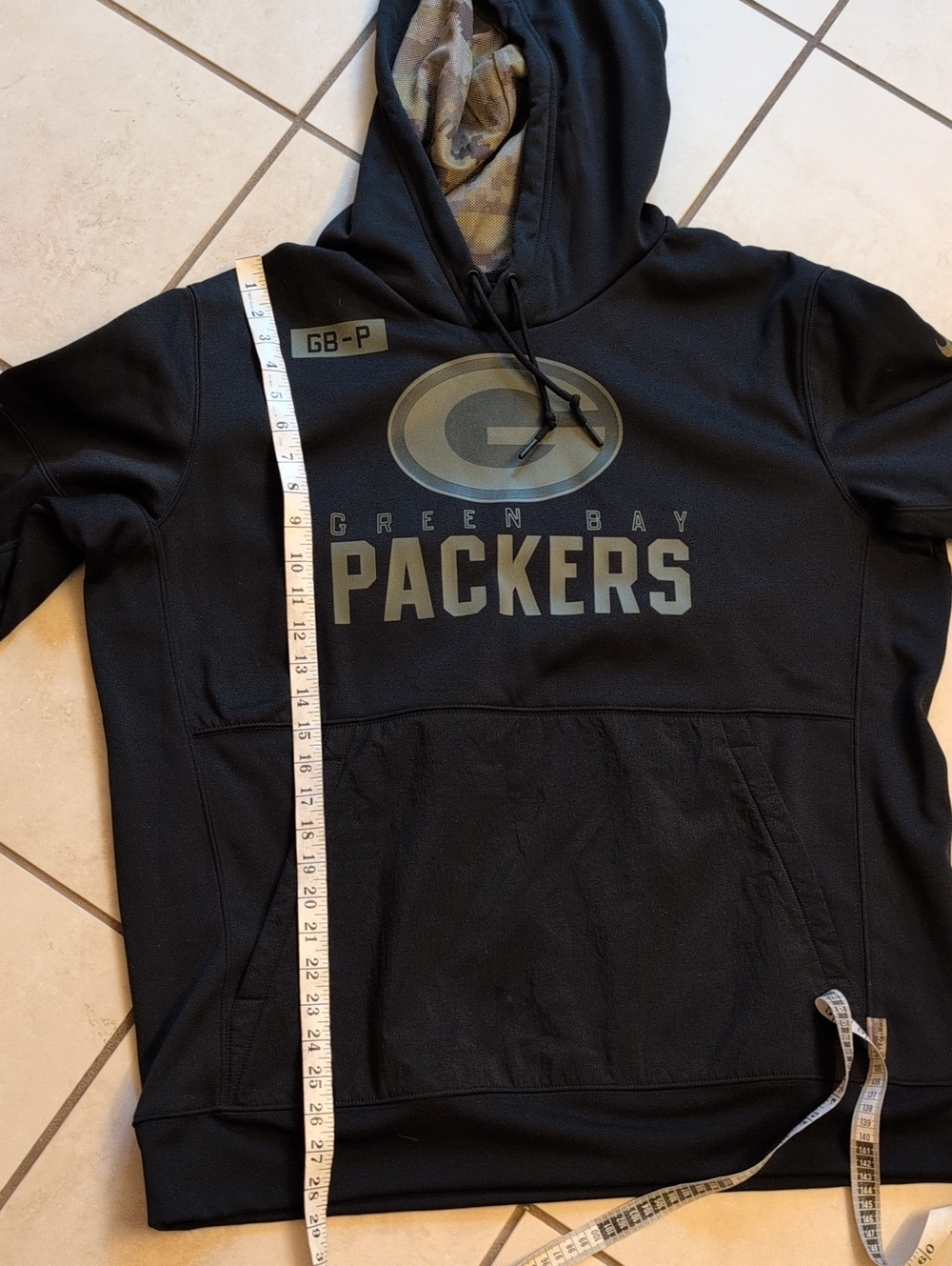 NFL Green Bay Packers Nike Black Salute to Service Performance Pullover Hoodie - Picture 10 of 11